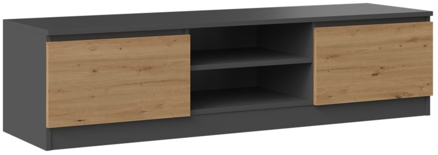 TOPESHOP Lowboard Fernsehtisch – Vielseitig einsetzbares Lowboard und Sideboard Bild 1