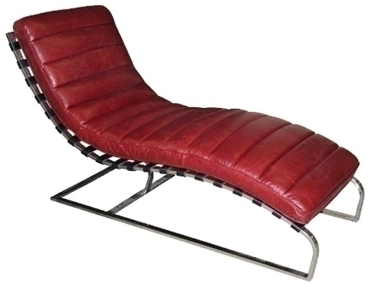 Oviedo Lounge Sessel Rindsleder Galata Red Bild 1