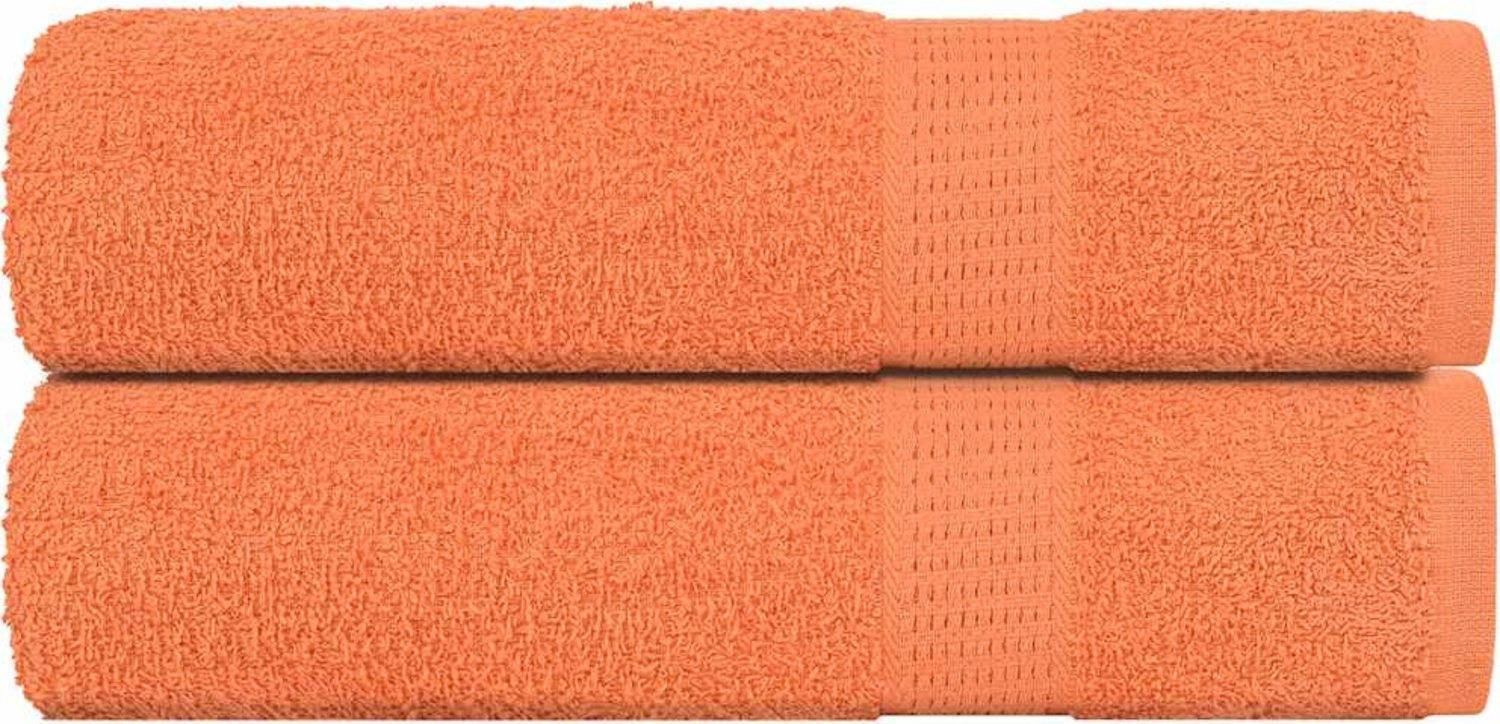 Duschtücher 2 Stk. Orange 70x140 cm 360 g/m² 100% Baumwolle 136905 Bild 1