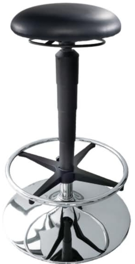 meychair Hocker 9300 A12-H-KL-FR5k Fußkreuz schwarz Bild 1