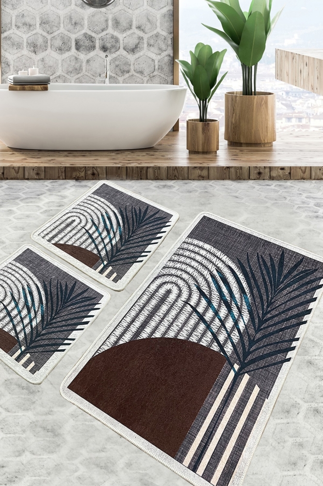 Badematten-Set (3-teilig), 'Morillo', Mehrfarbig Bild 1