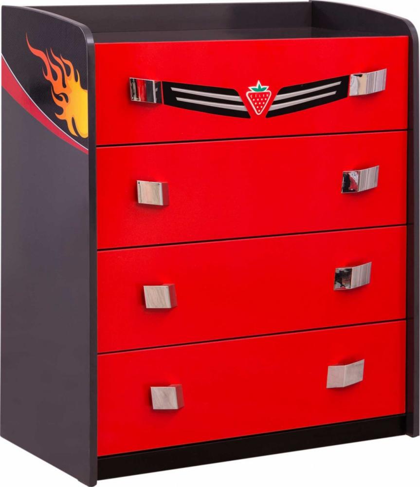 Cilek CHAMPION RACER Kommode Sideboard Anrichte Rot Bild 1