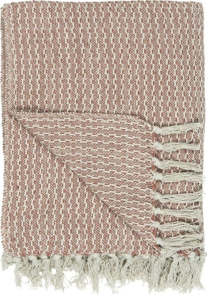 Wohndecke Decke Plaid Kuscheldecke Wohndecke Creme Rose 130x160cm Ib Laursen, Ib Laursen Bild 1