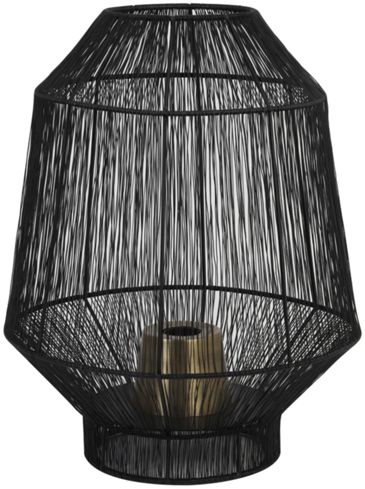 Tischleuchte Lampe VITORA von Light & Living Ø37x46 cm Matt Schwarz Bild 1