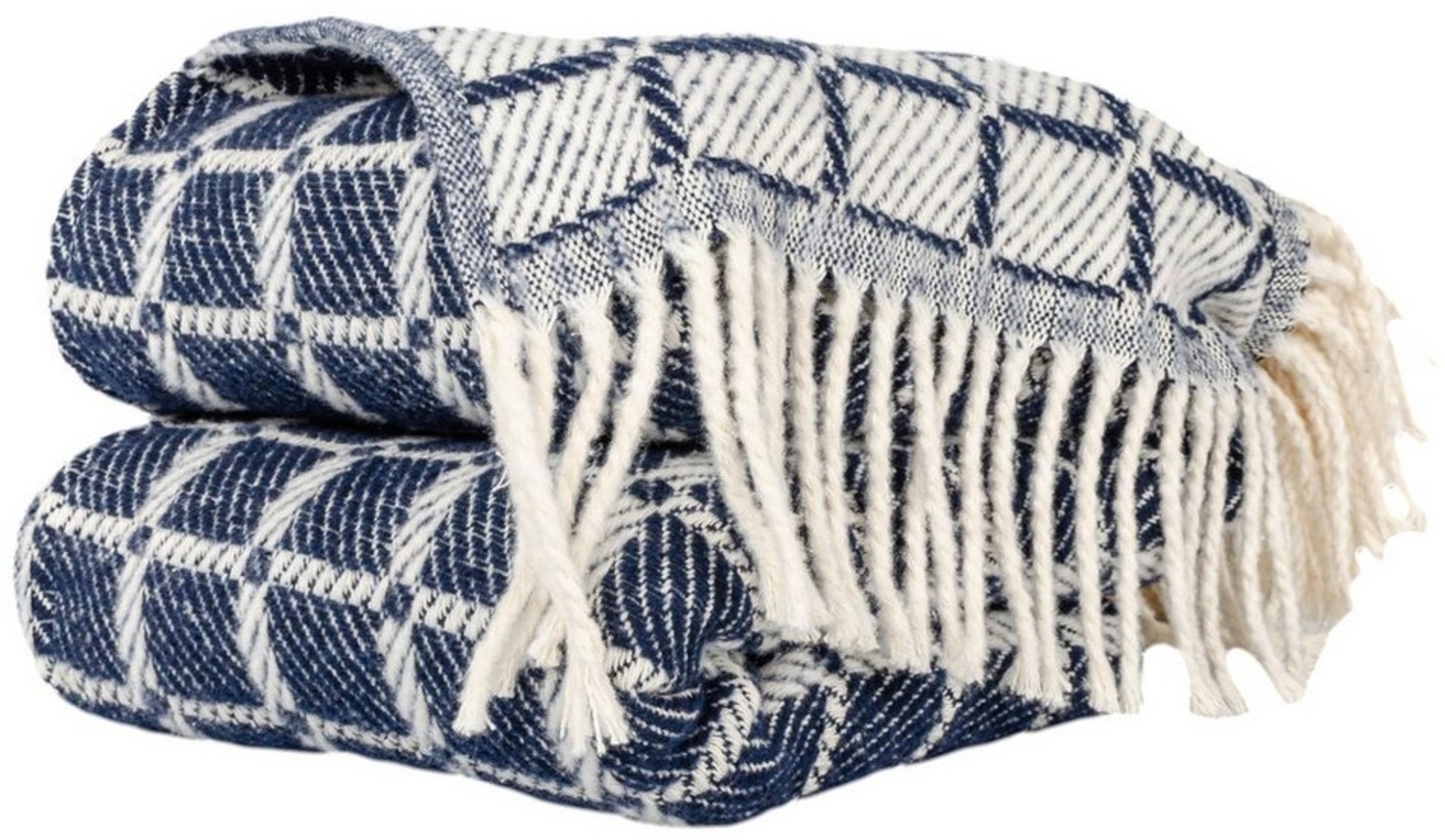 Plaid Tania weiche Kuscheldecke Tagesdecke hochwertig Reisedecke Wohndecke, ANRO, Wendedecke kuschelig-weich 130x160cm Blau Bild 1