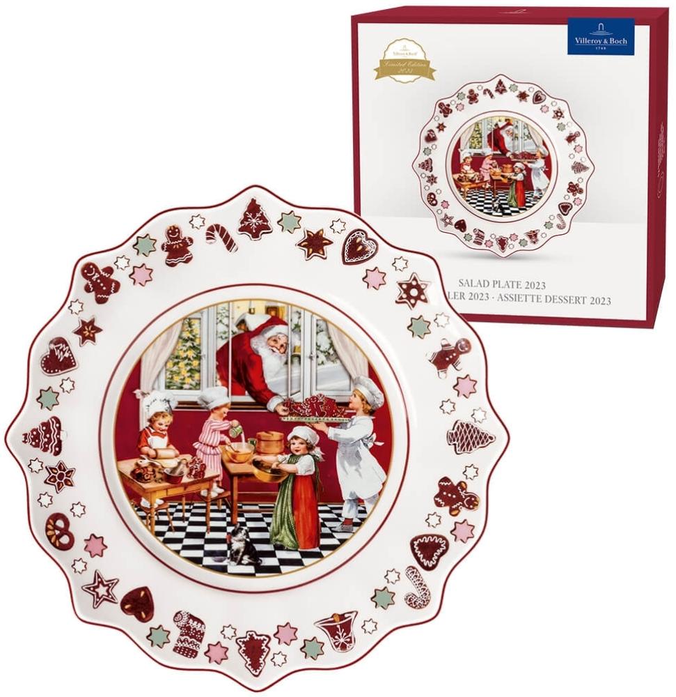 Villeroy & Boch Toy's Fantasy Schale groß, Santa liest Wunschzettel Bild 1