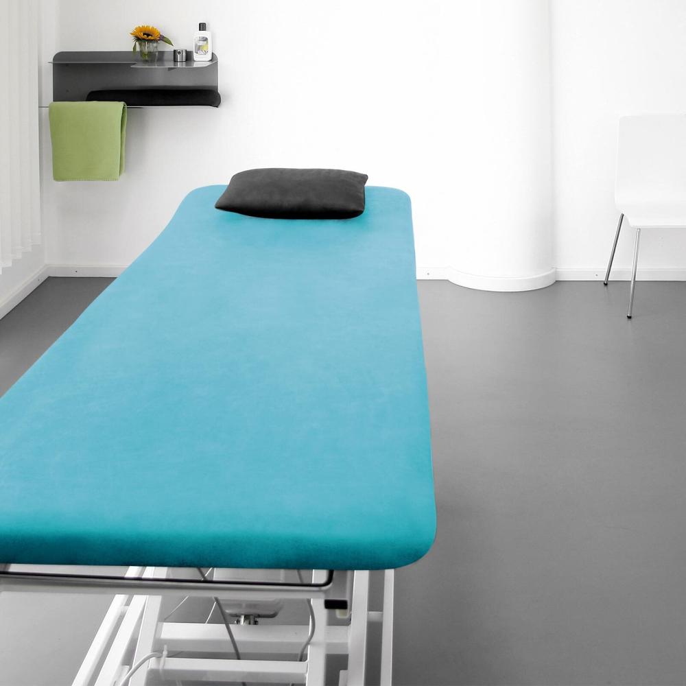 Traumschlaf Frottee Massageliegenbezug Therapieliegenbezug|ca. 80x190 cm| hellblau Bild 1