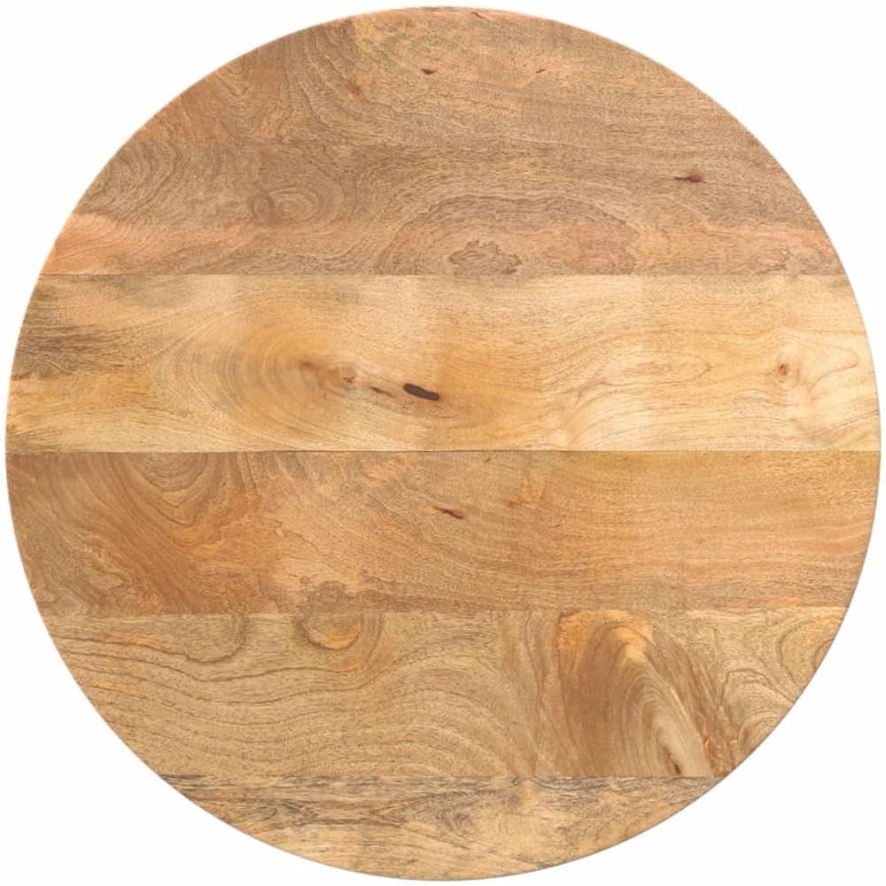 vidaXL Tischplatte Ø 50x2,5 cm Rund Massivholz Mango 370060 Bild 1