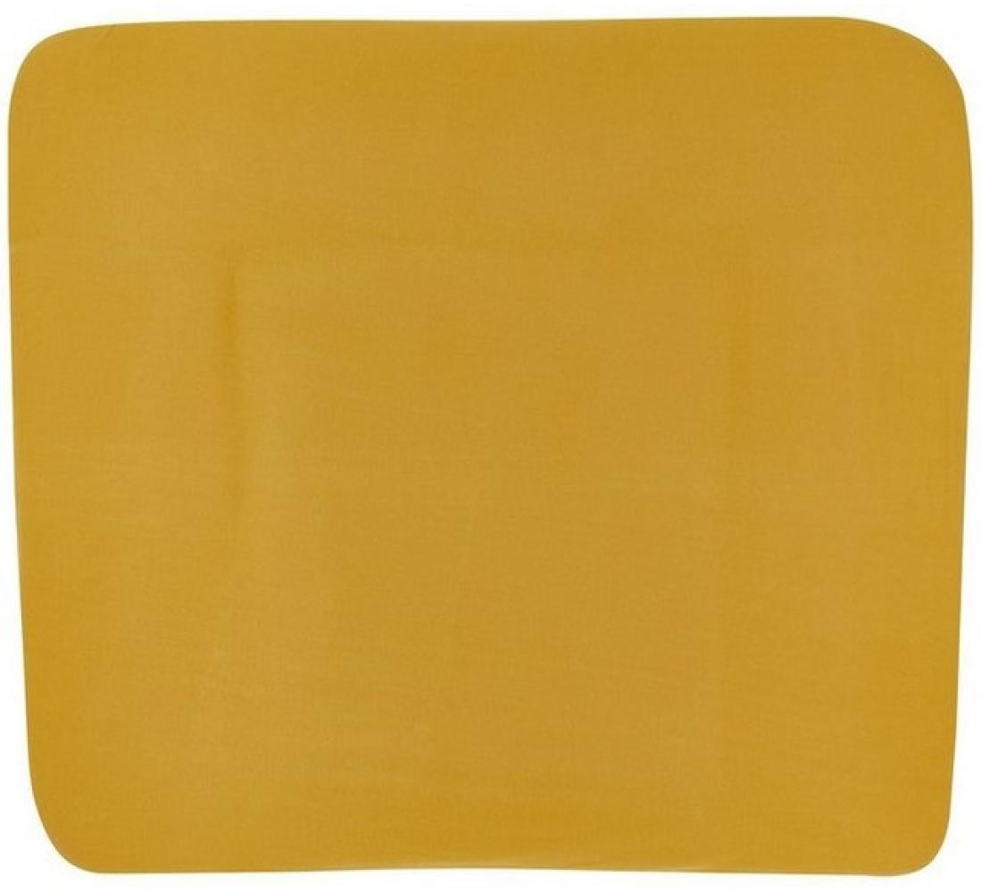 Meyco Baby Wickelauflagenbezug Uni Honey Gold (1-tlg), 85x75cm Bild 1