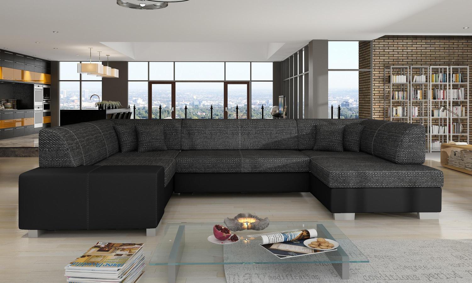 Wohnideebilder Havana Dunkelgrau Ecksofas & Eckcouches Hv03 Bild 1