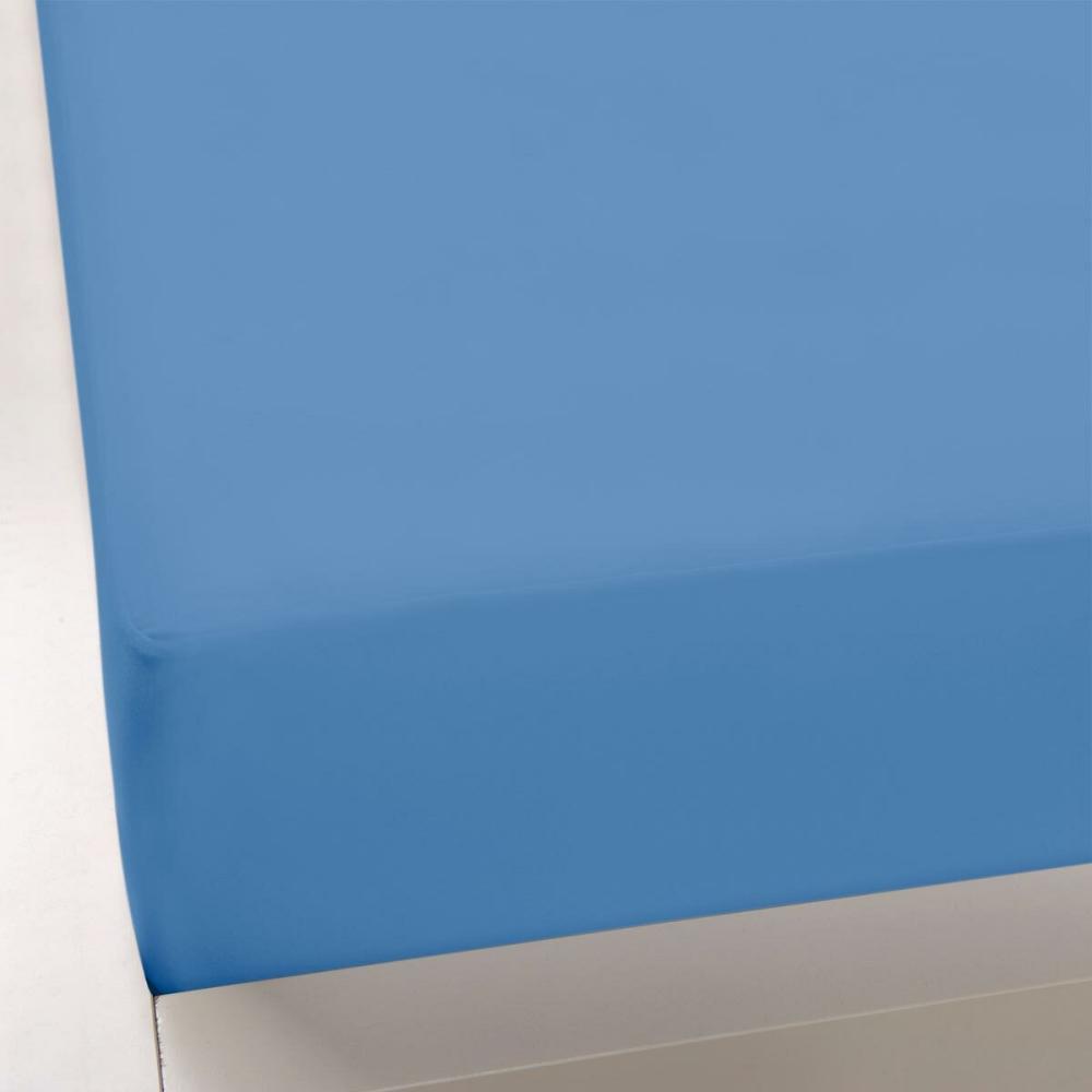 Formesse Jersey Spannbetttuch Bella Gracia|90x190 - 100x220 cm| azur Bild 1