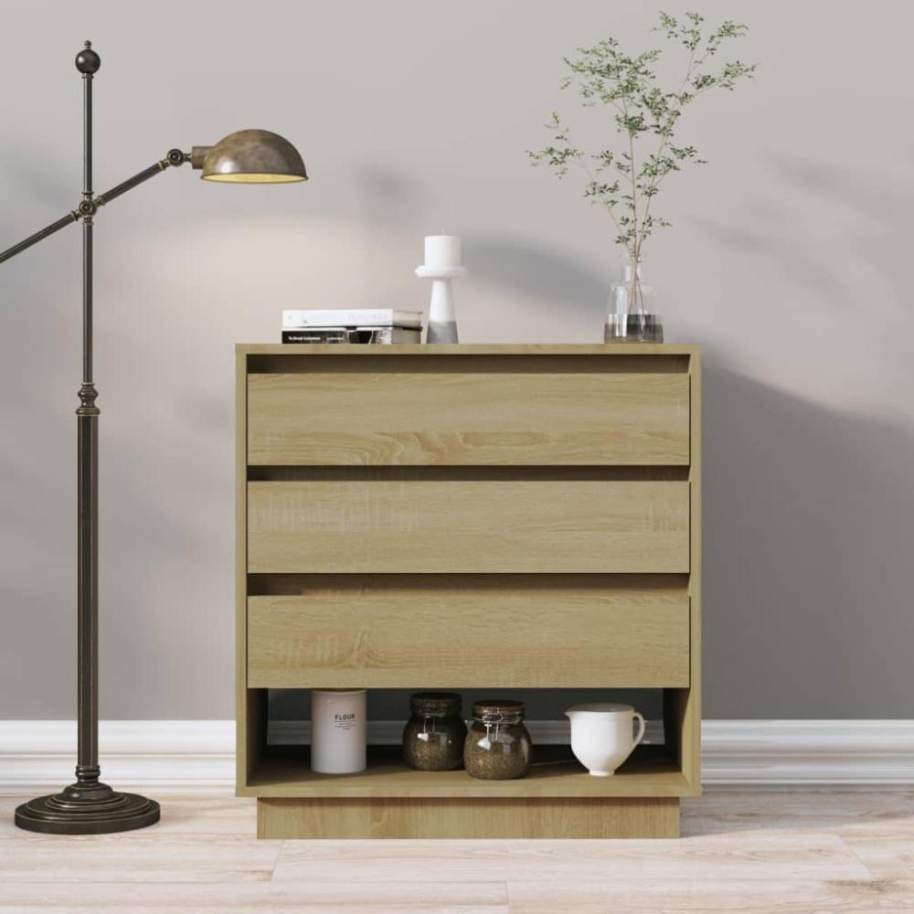 Sideboard Sonoma-Eiche 70x41x75 cm Holzwerkstoff [809551] Bild 1