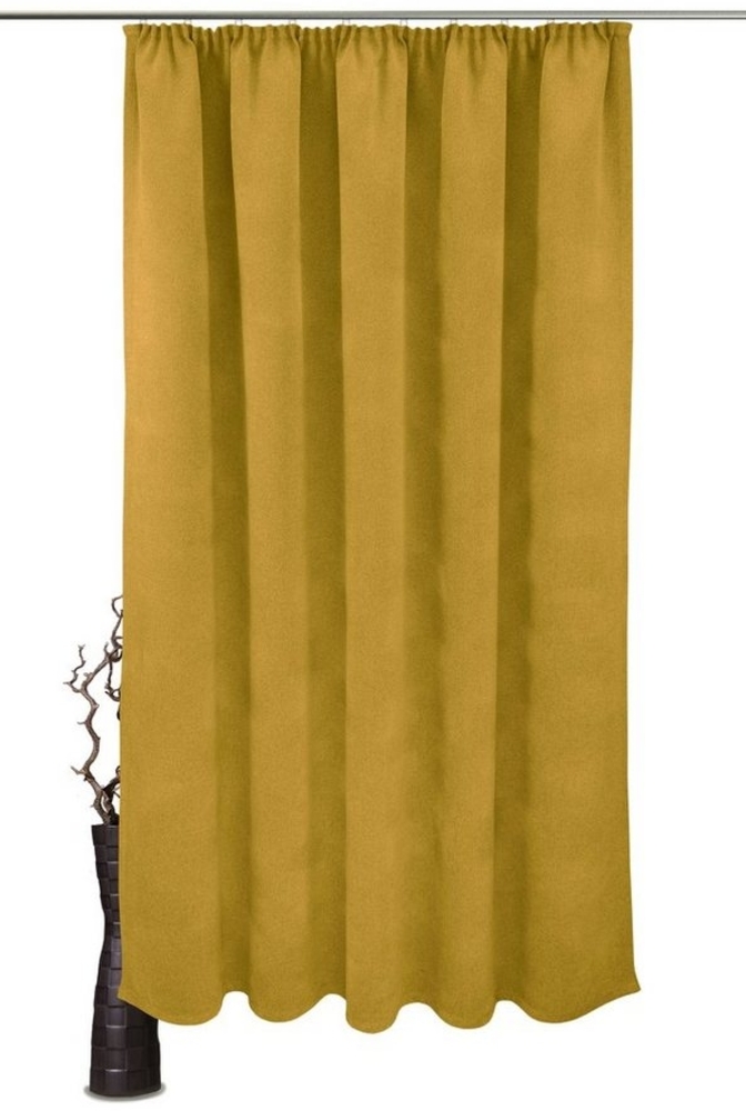 VHG Vorhang Alea, Kräuselband (1 St), verdunkelnd, Polyester, Black Out, Wärmeschutz, Kälteschutz, Energie sparen Bild 1