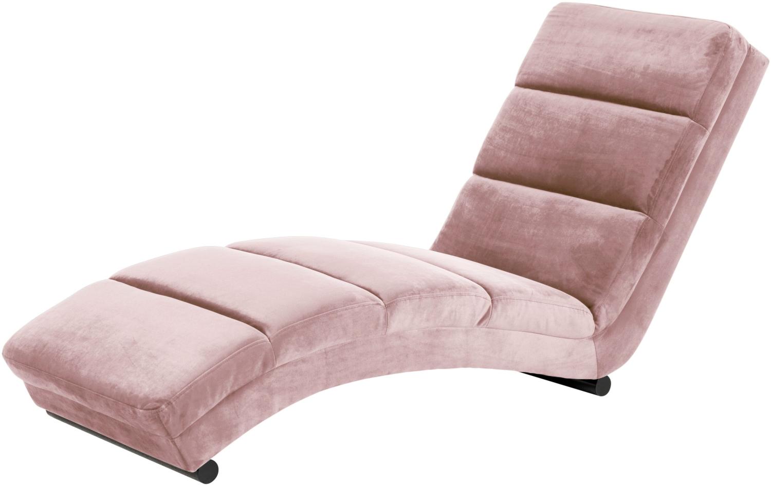 Chaiselongue rose Samt Recamiere Couch Sofa Lounge Sessel Ottomane Bild 1