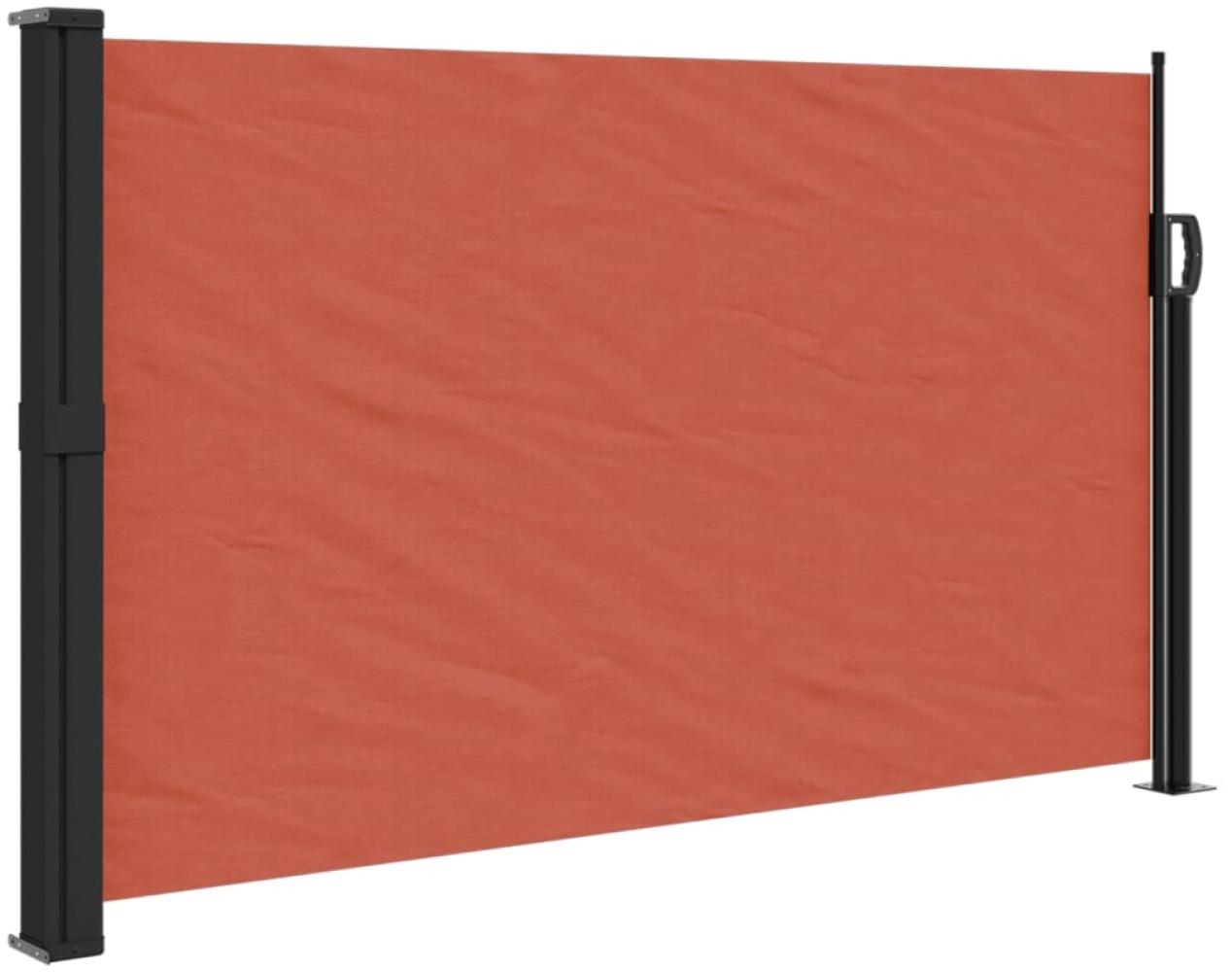vidaXL Seitenmarkise Ausziehbar Terrakottarot 120x500 cm 4004408 Bild 1