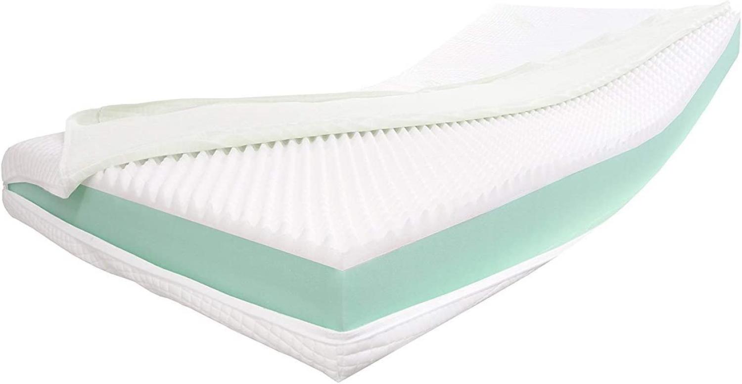 Dibapur® 'Visco 3D Air' Kaltschaummatratze, orthopädisches Visco mit einem glatten 3D Air Fresh Bezug, H3, Kernhöhe 16cm, B 65 cm x L 180 cm Bild 1