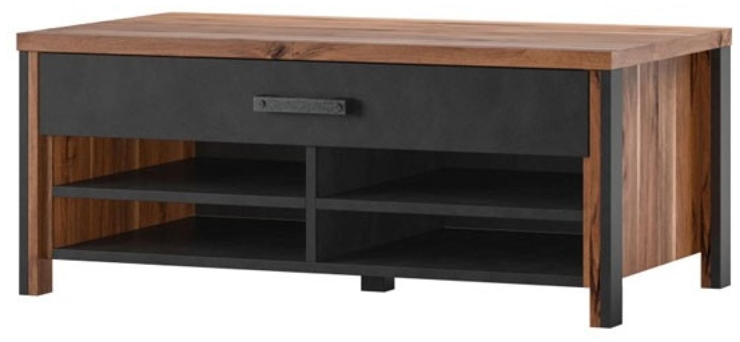 Couchtisch "Buffalo" Wohnzimmertisch 107x60 cm royal eiche matera anthrazit Bild 1