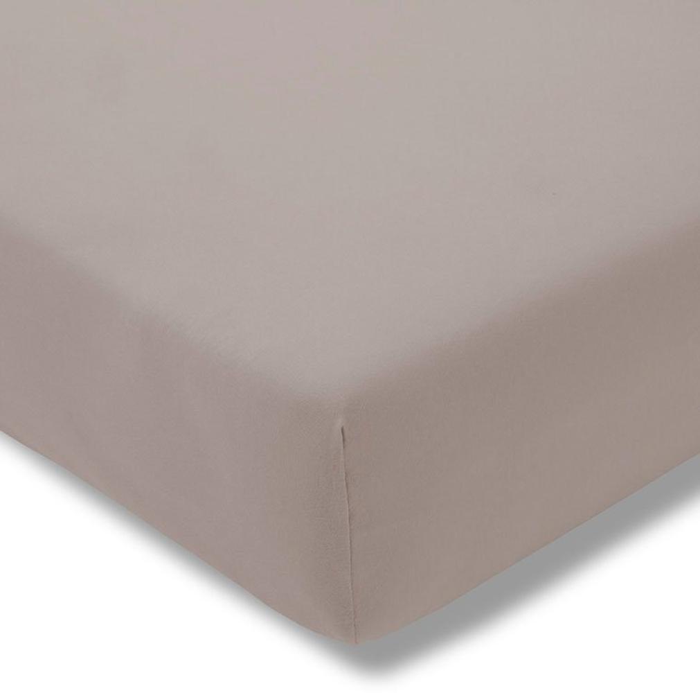 Estella Jersey Stretch Spannbetttuch Bettlaken 90 x 190 cm - 100 x 220 cm 6600 800 kiesel Bild 1