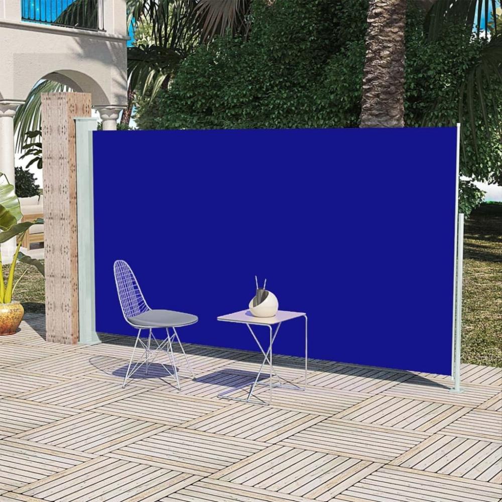 vidaXL Seitenmarkise 160x300 cm Blau 41045 Bild 1