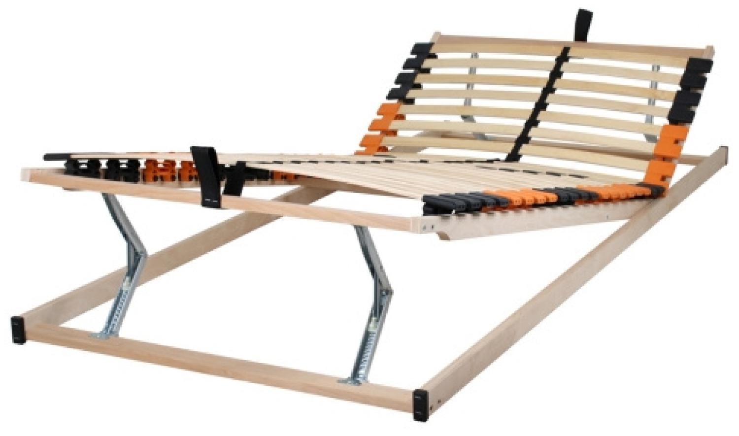 Madera Medifix K+F – 7-Zonen-Lattenrost, mit Kopf- und Fußteilverstellung, Holm durchgehend, Variante: Fertig montiert, Größe: 110x200 cm Bild 1