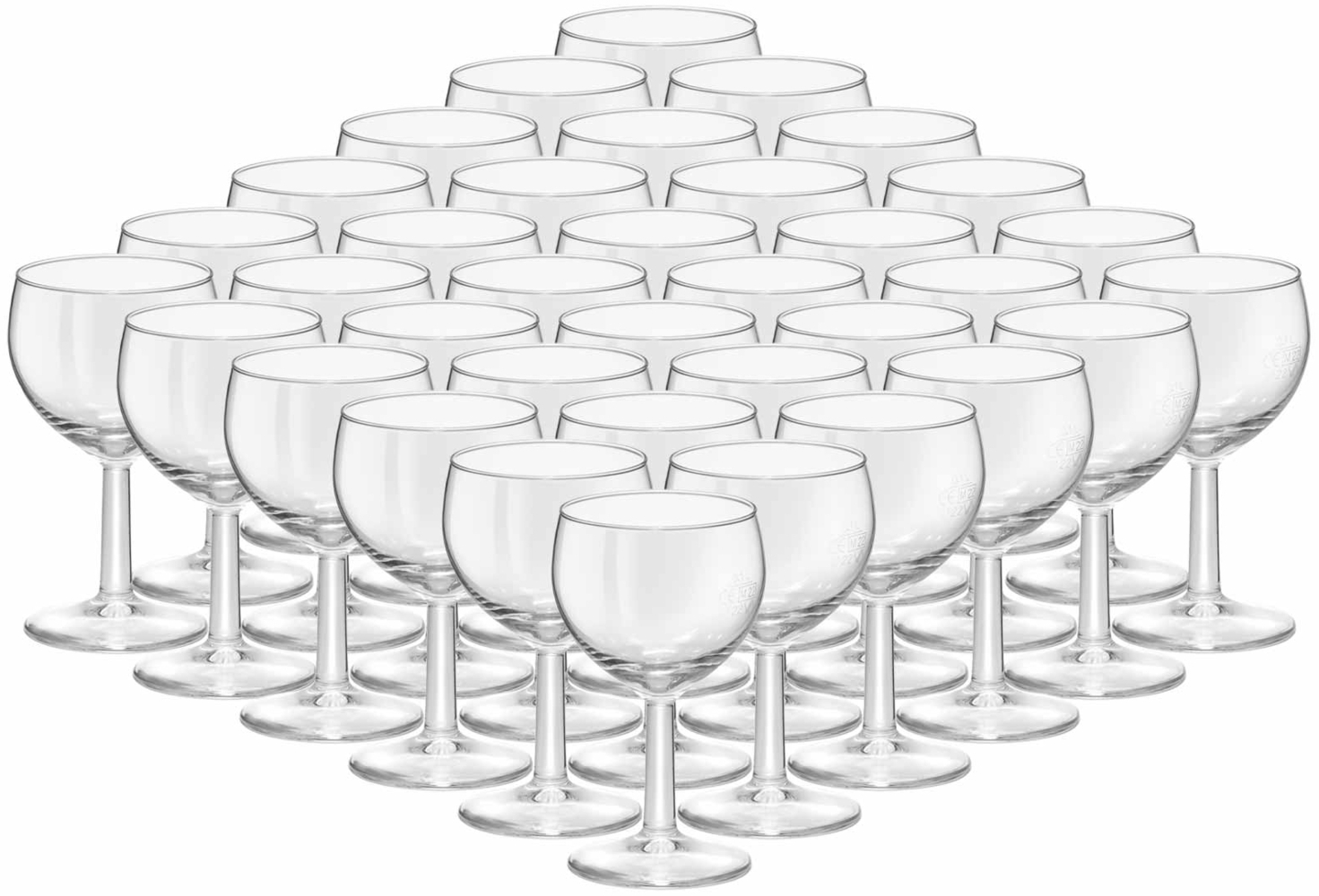 Van Well Ballon Profi Weinglas 0,1 l geeicht 36er Set Bild 1