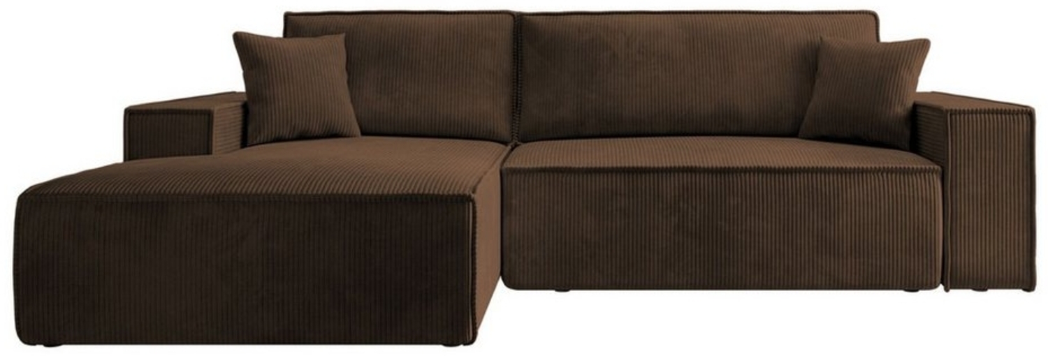 Selsey Ecksofa FARESE NEW, mit Schlaffunktion, Bettkasten und tierfreundlichem Cordbezug, 267 cm Bild 1