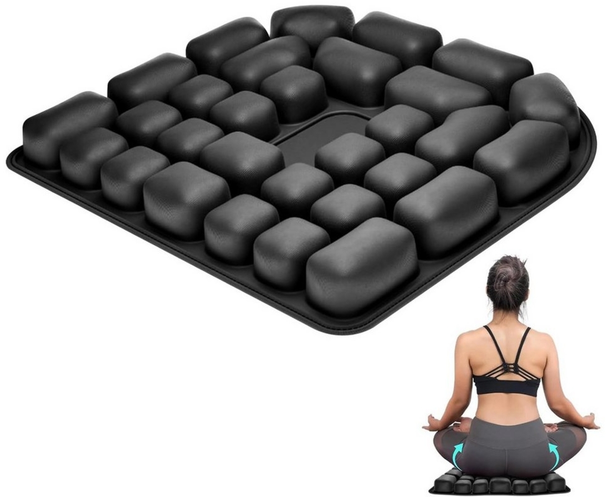 wohnTRAUM24 Stuhlkissen Sitzkissen Ergonomisches Orthopädisch, Aufblasbares Steißbeinkissen, Lindert Rücken- und Steißbeinschmerzen Ideal für langes Sitzen Bild 1