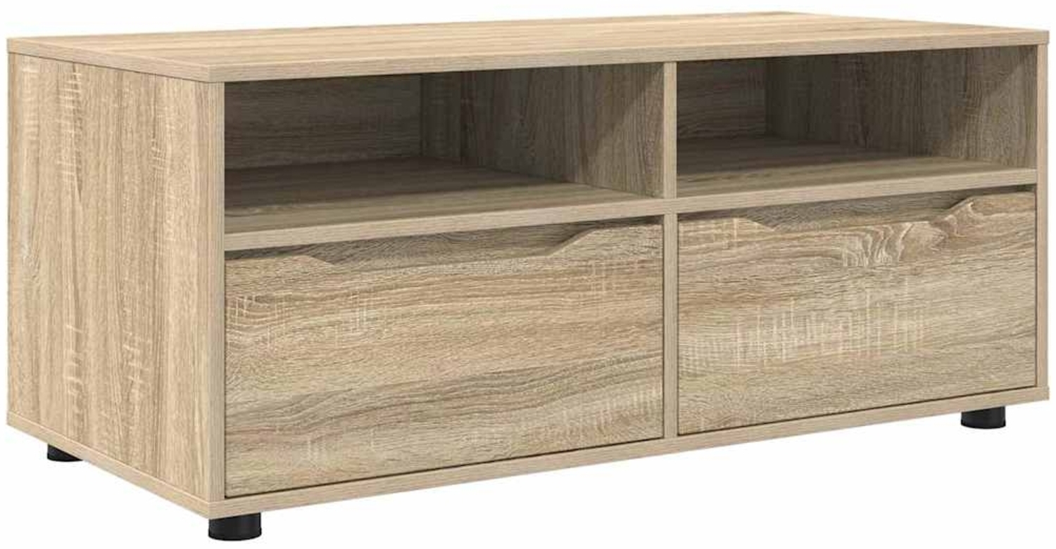 vidaXL TV-Schränk Sonoma-Eiche 100 x 48 x 43 cm Holzwerkstoff 888929 Bild 1