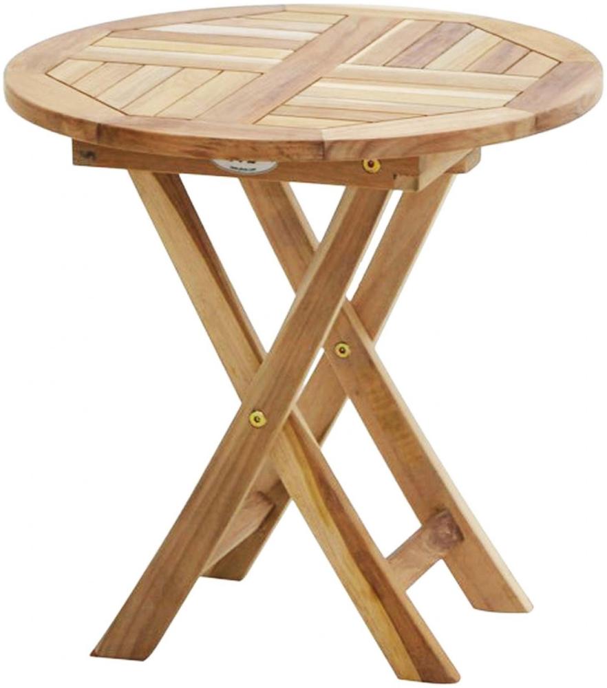 Beistelltisch Tennessee, rund - Eco-Teak - Ø 50cm Bild 1