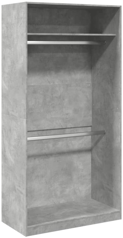 vidaXL Kleiderschrank Betongrau 100x50x200 cm Holzwerkstoff 3307804 Bild 1
