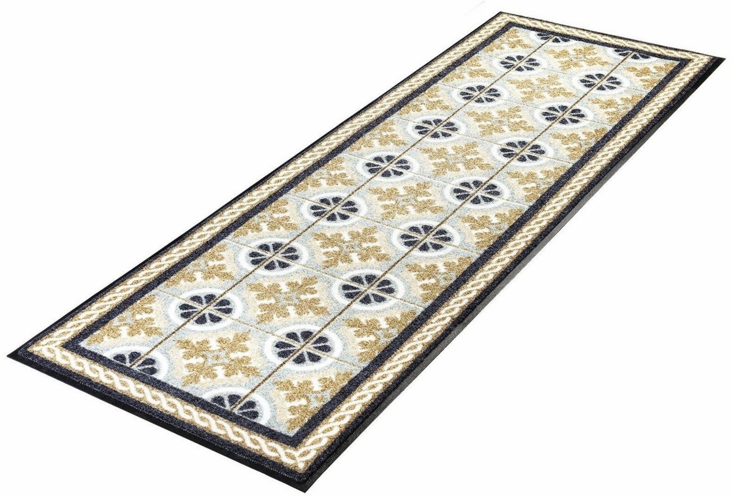 wash+dry by Kleen-Tex Läufer Kitchen Tiles, rechteckig, Höhe: 7 mm, Schmutzfangläufer, rutschhemmend, In- und Outddor geeignet, waschbar Bild 1