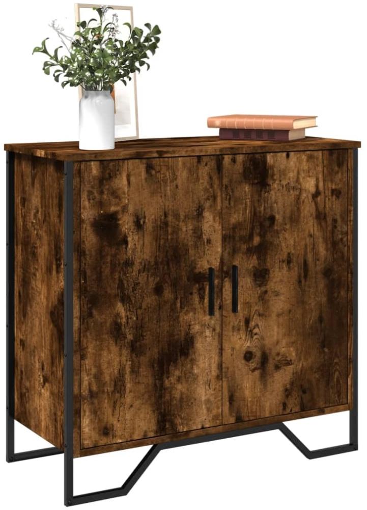 vidaXL Sideboard Räuchereiche 78x35,5x74,5 cm Holzwerkstoff 848541 Bild 1