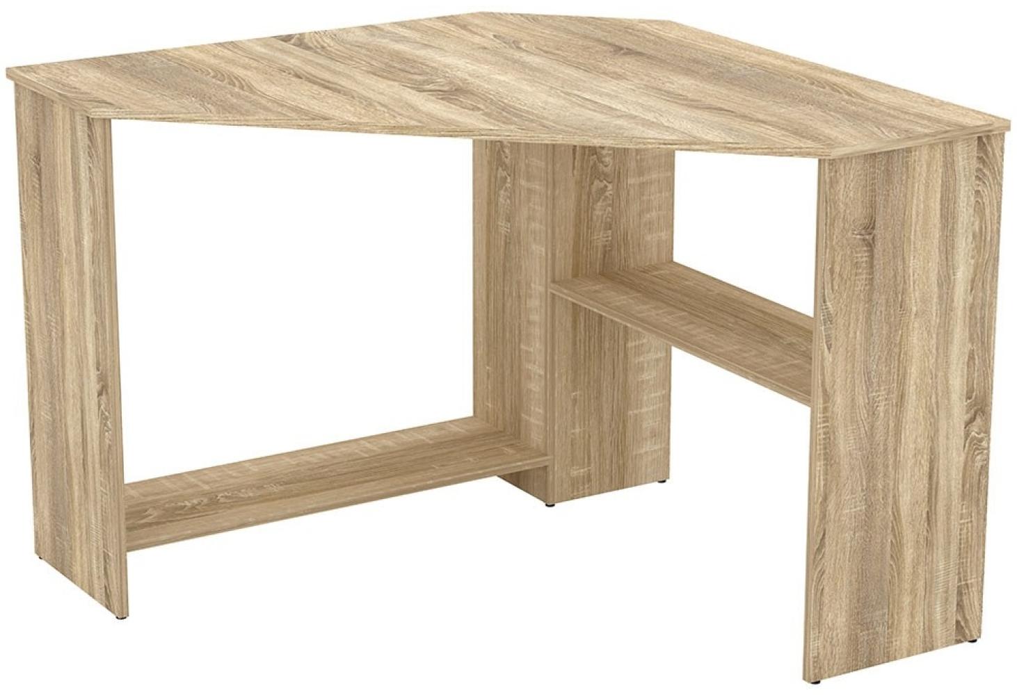 Eckschreibtisch Schreibtisch Rabat 80x80x73cm Sonoma Eiche Bild 1