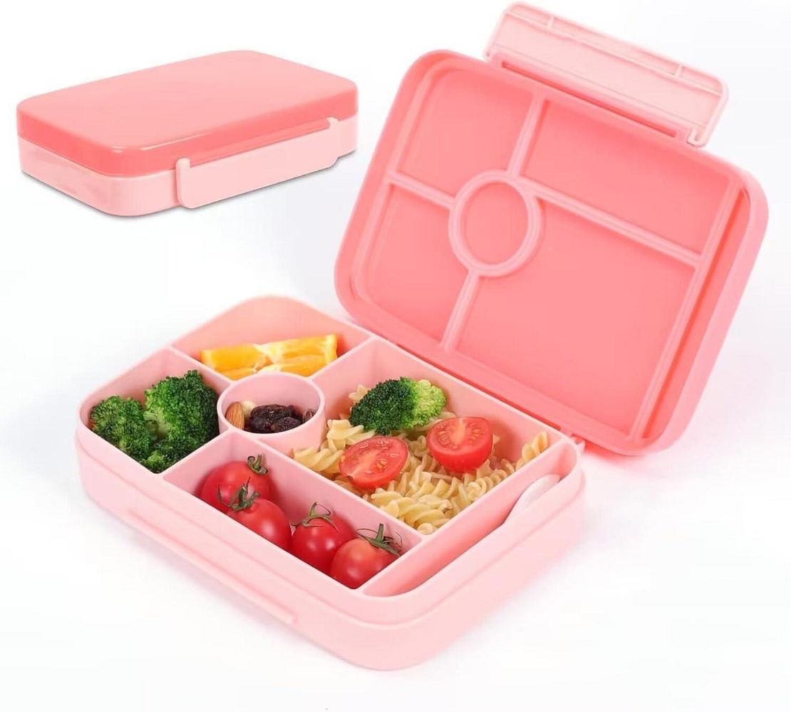 IJIAMY Bento Box Kinder Lunchbox Auslaufsicher 5 Fächer Snackbox Schule Bild 1