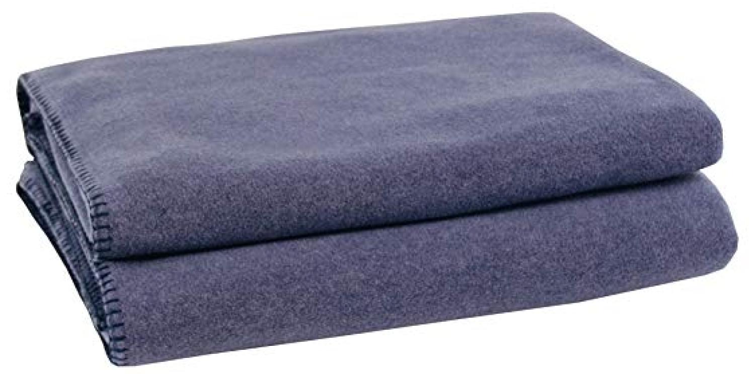 Zoeppritz Soft-Fleece indigo 220x240 103291-540 Bild 1