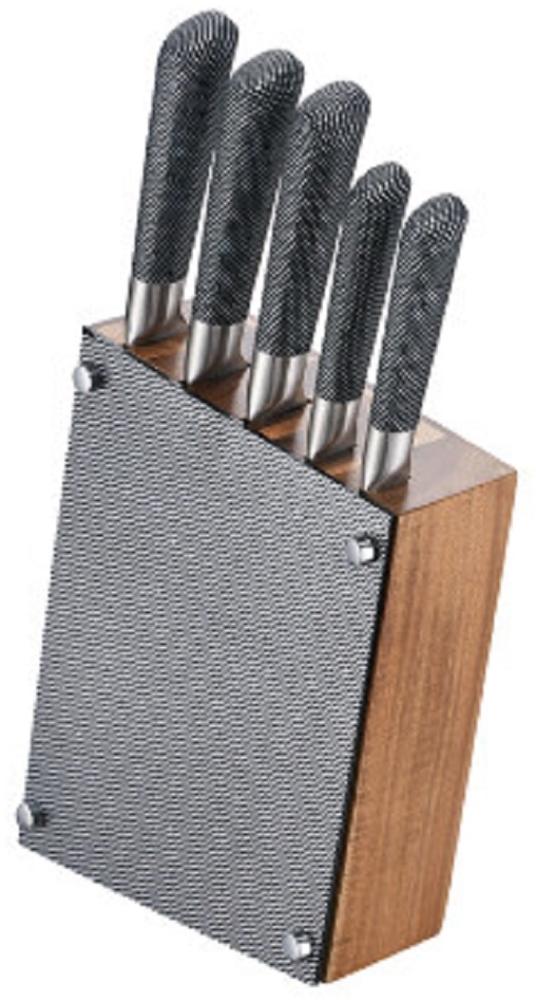 Premium Messer-Set (6-tlg.) mit Holzblock - Für Profi- und Hobbyköche Bild 1