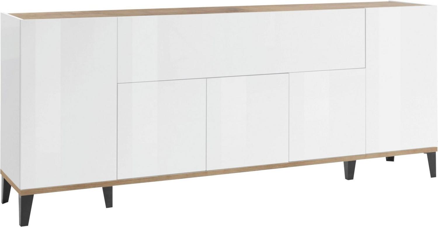 INOSIGN Sideboard Sunrise, Kommode mit 5 Türen und 1 Klapptür, Breite 200 cm Bild 1