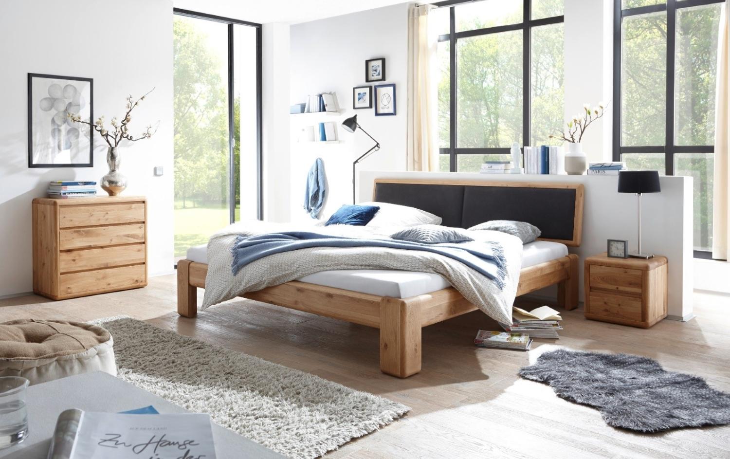 Bett »Verona« mit Bettkasten Wildeiche Bild 1