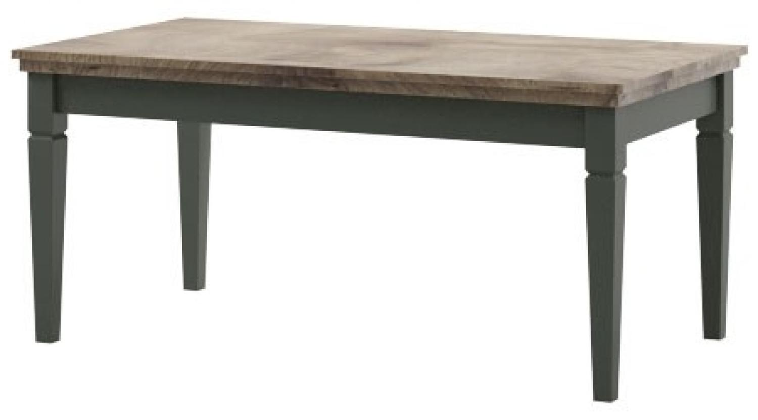 Couchtisch Evora 110x60 cm Wohnzimmertisch grün eiche lefkas Landhaus-Stil Bild 1