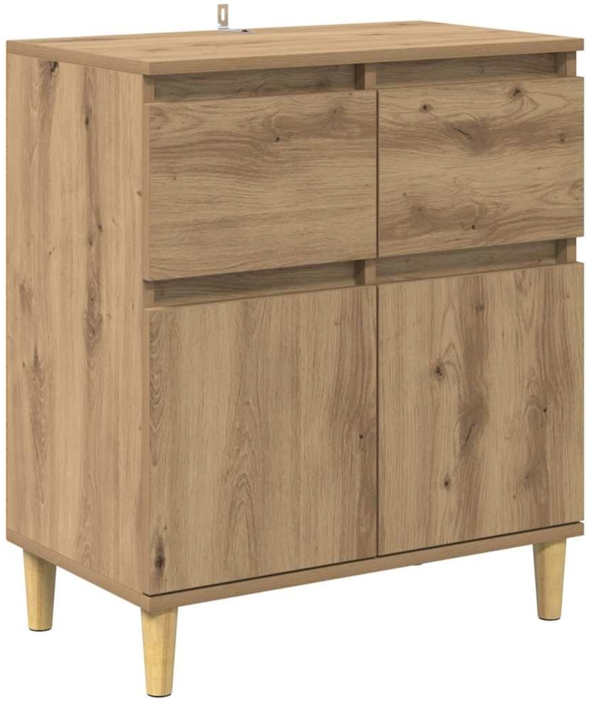 vidaXL Sideboard Artisan-Eiche 60 x 35 x 70 cm Holzwerkstoff 881210 Bild 1