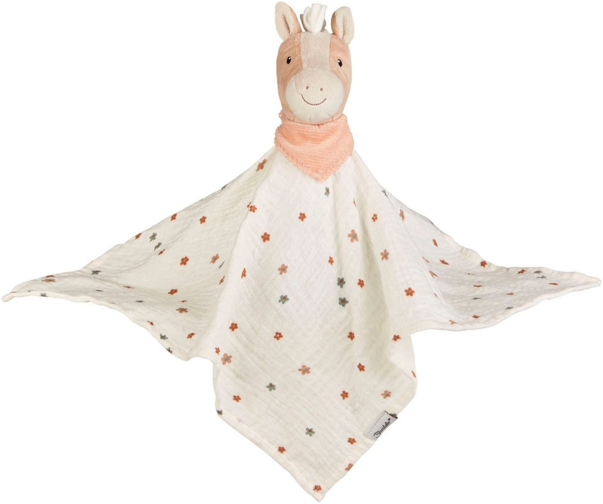 Sterntaler Schmusetuch L Pferd Sunny - Baby Kuscheltuch aus weichem Stoff - Baby und Kinder Schnuffeltuch zum Kuscheln und Greifen - Kuscheltier für zu Hause & Unterwegs, ecru Bild 1