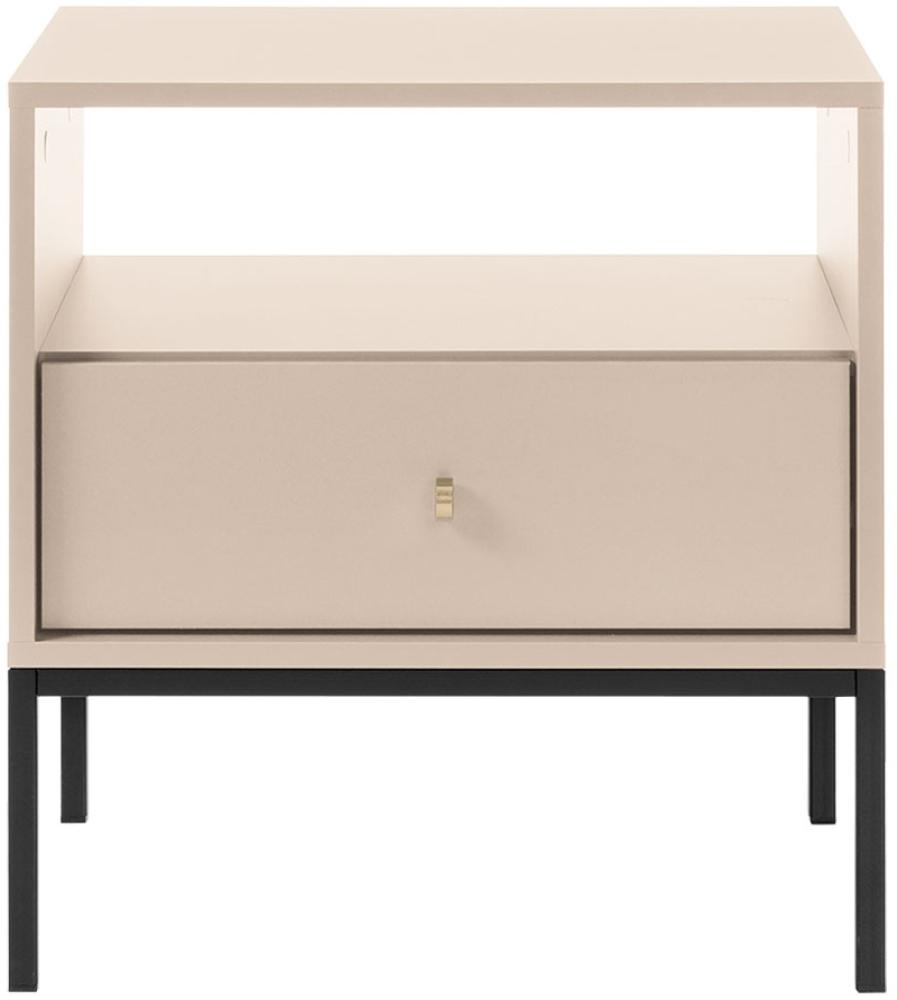 Nachttisch Leslin Beige MS54, Farbe: Beige Bild 1