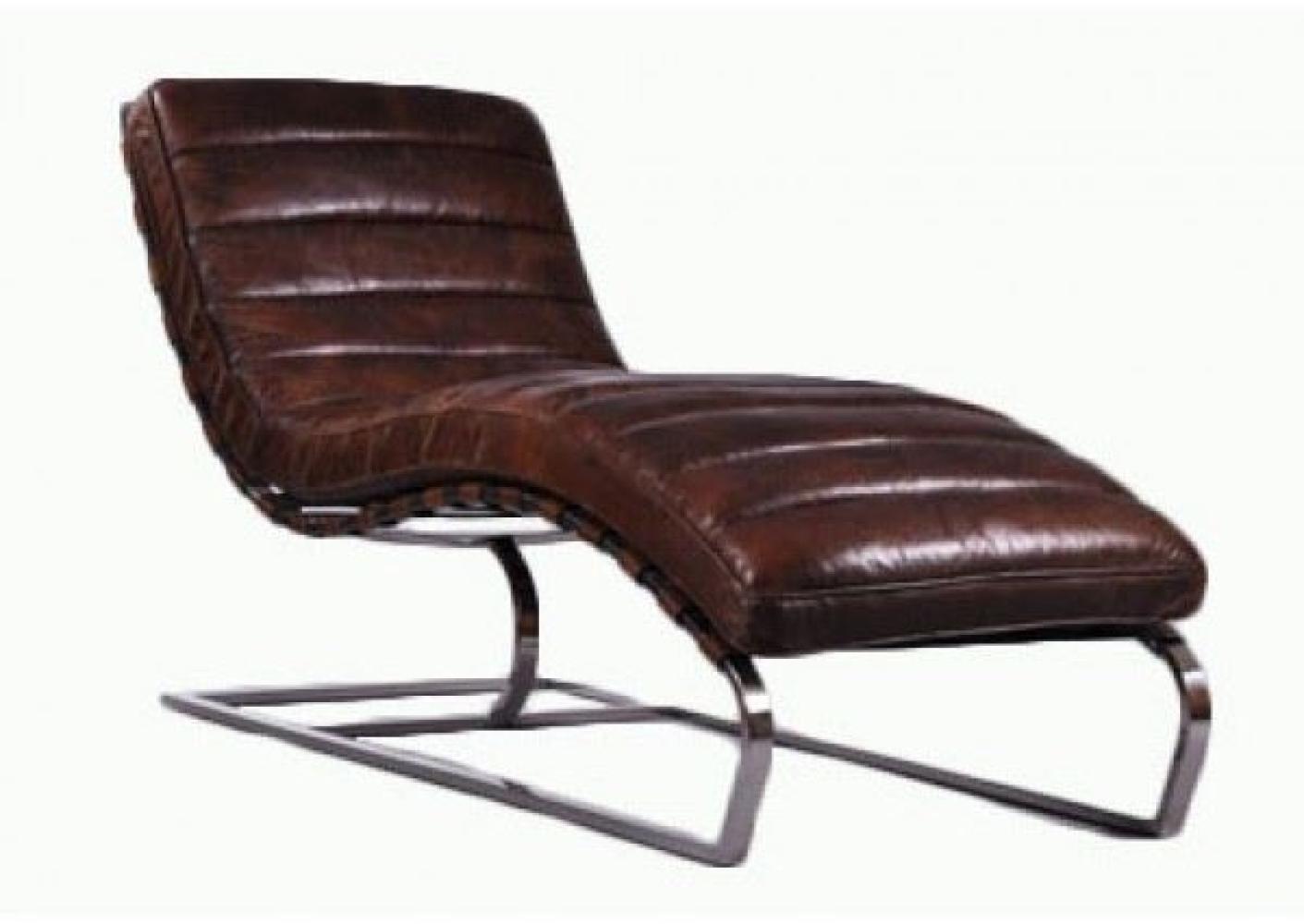 Relaxliege Corona Leder "Columbia-Brown" Bild 1