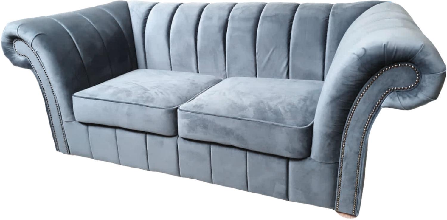 Casa Padrino Luxus 2er Sofa Hellgrau 170 cm Bild 1