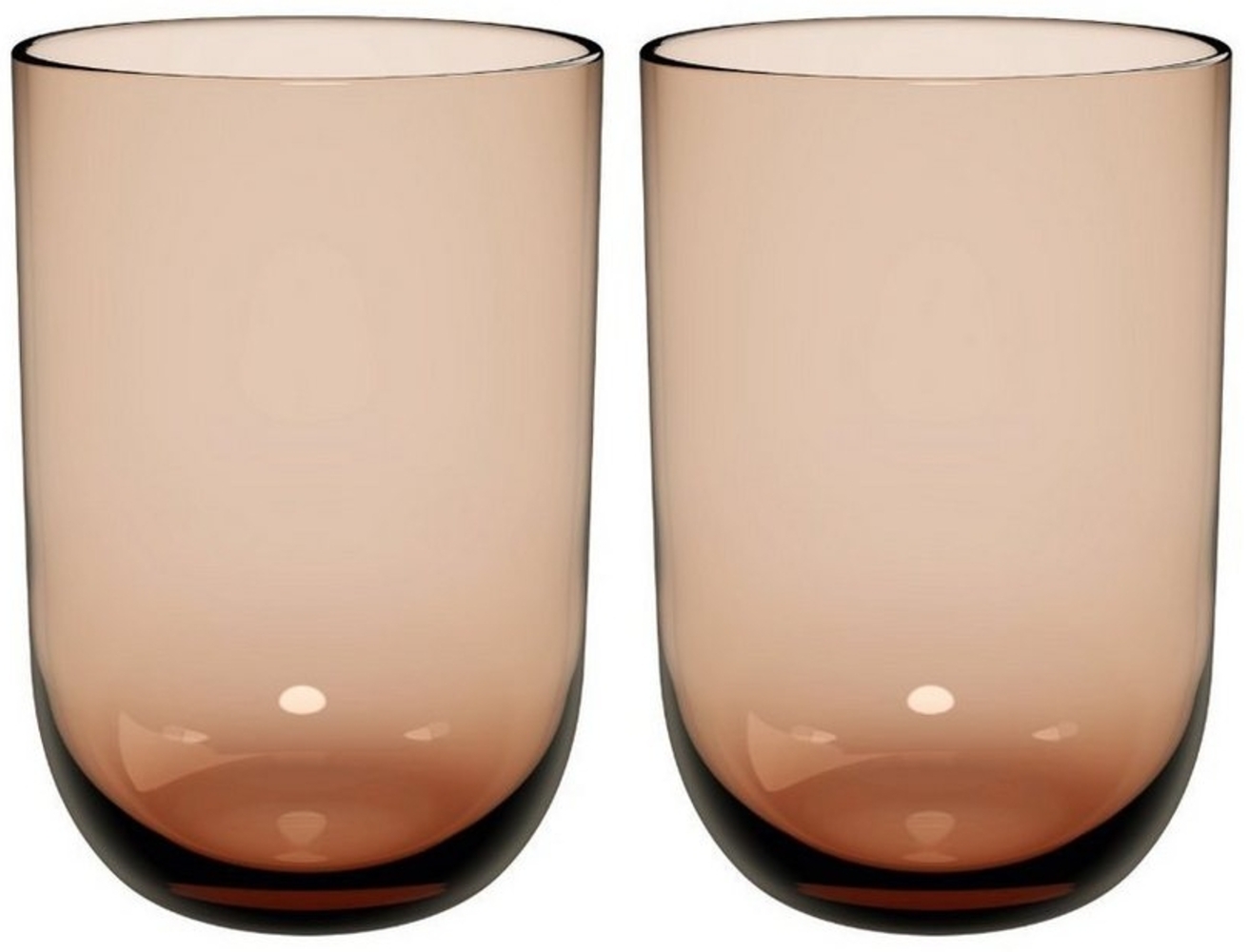 like. by Villeroy & Boch Like Glass Longdrinkbecher 385 ml 2er Set Clay - DS Bild 1