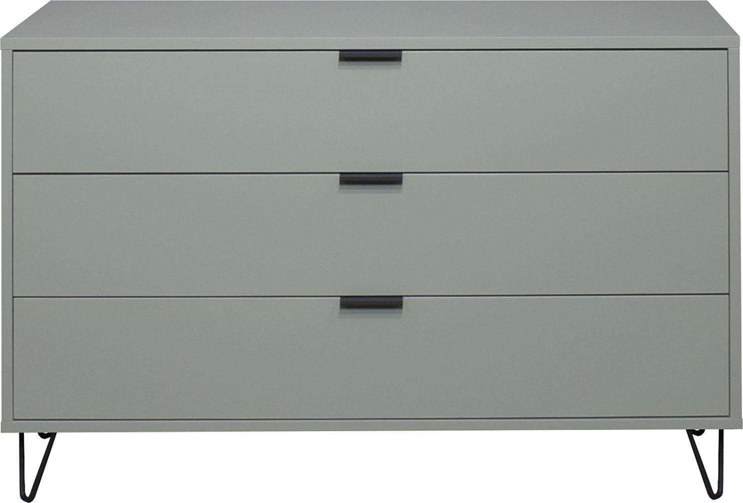 Kommode Erna 119x45x82 Pinie Green matt Lack 14716-D Bild 1