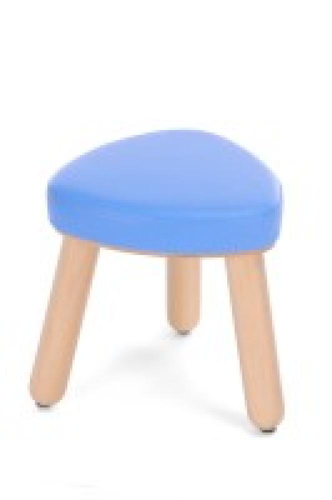 Polsterhocker für Kinder, Sitzhöhe 31cm, blau Bild 1