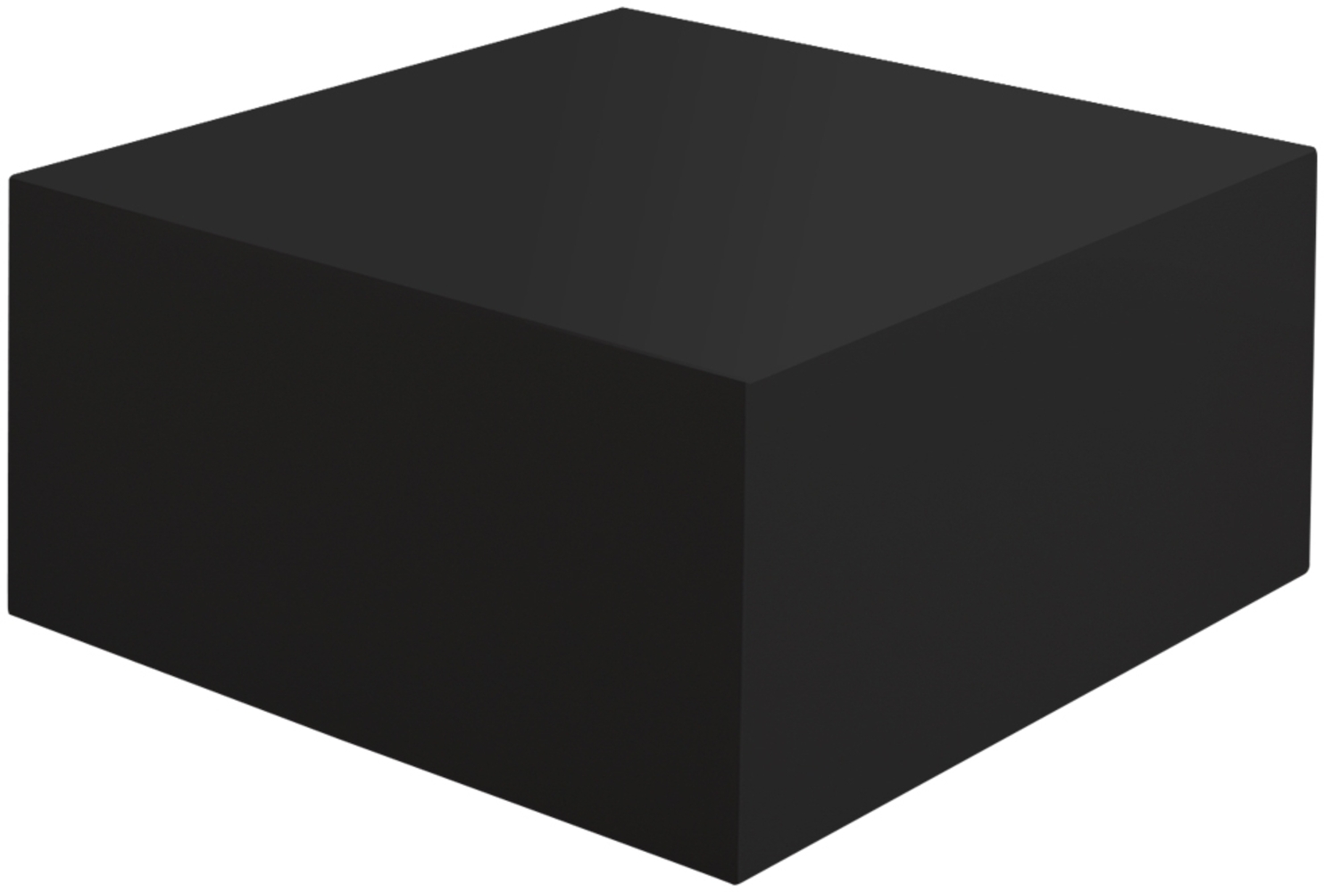 SalesFever Couchtisch, MDF Schwarz, 60 x 60 x 30 cm Bild 1
