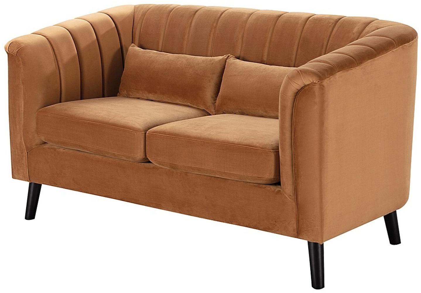 Dekoria Sofa Meriva caramel 2-Sitzer Bild 1