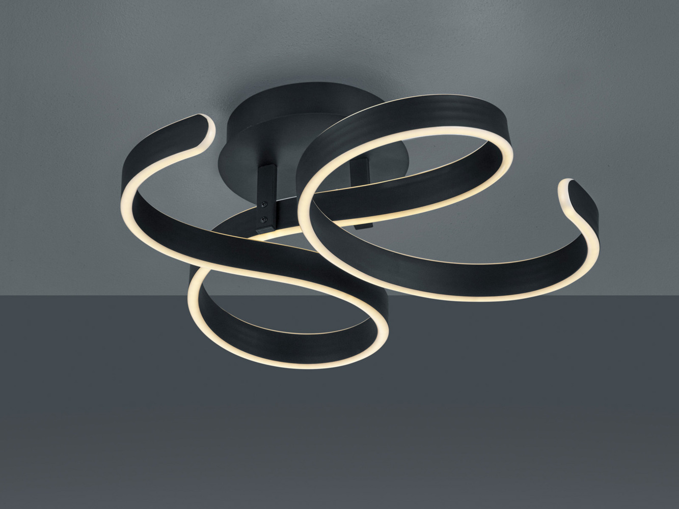 LED Deckenleuchte, anthrazit, Switch Dimmer, L 52 cm, FRANCIS Bild 1